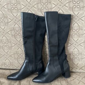 Cole Haan Black Heeled Boots